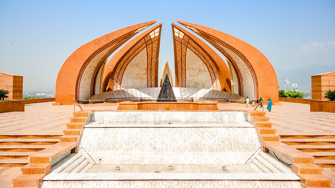 Pakistan Monument, Islamabad, a landmark of the host city of COMSATS