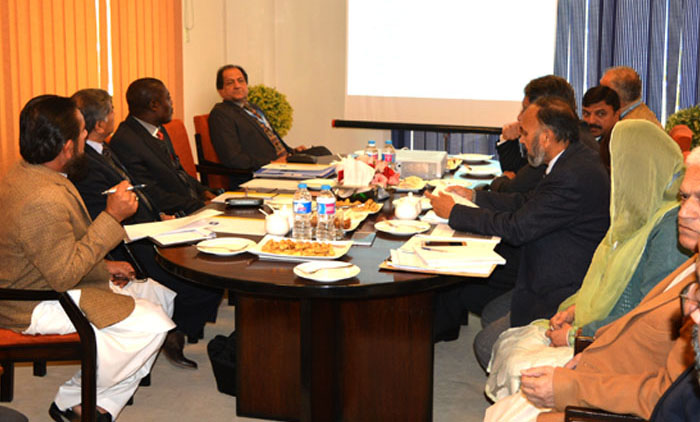 Exchange of views with officials of COMSATS' Centre of Excellence in Nigeria