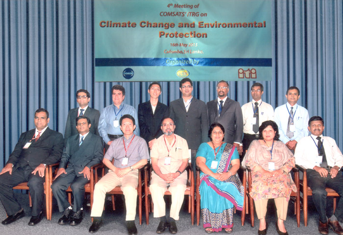 The fourth meeting of COMSATS' ITRG on 'Climate Change and Environmental Protection' successfully held in Colombo, Sri Lanka