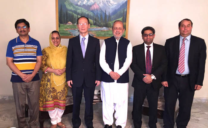 Executive Director COMSATS called upon the Ambassador of Kyrgyz Republic