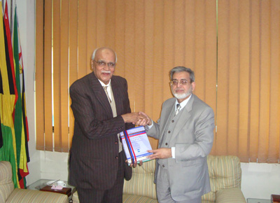 The Federal Minister for Science and Technology Visits COMSATS Secretariat