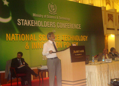 COMSATS Participates in the 'Stakeholders Conference on Science, Technology and Innovation Policy - 2010'