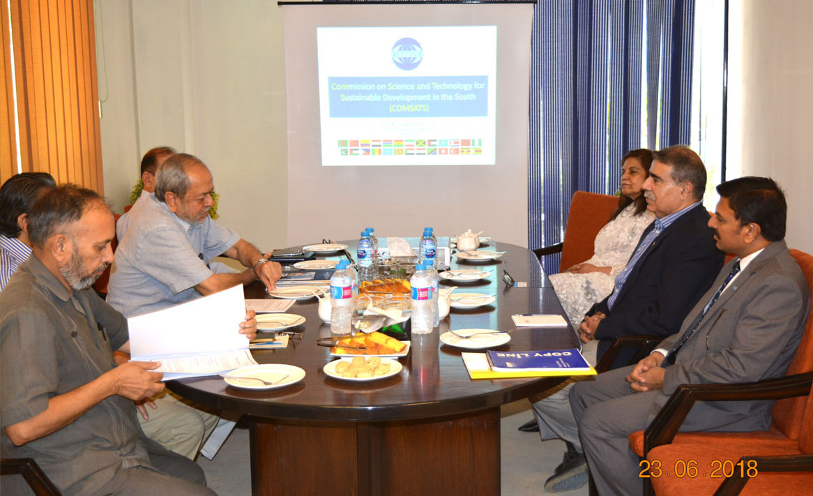 Pakistan's High Commissioner Designate to Nigeria (and Ghana) Visited COMSATS Secretariat