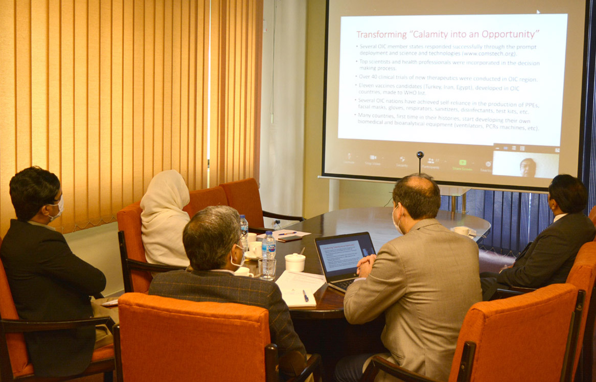 COMSATS’ Lecture Series Covers COVID-19 Response of OIC Countries