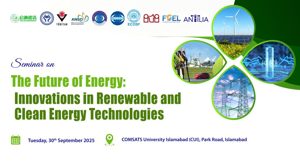 Seminar on The Future of Energy: Innovations in Renewable and Clean Energy Technologies