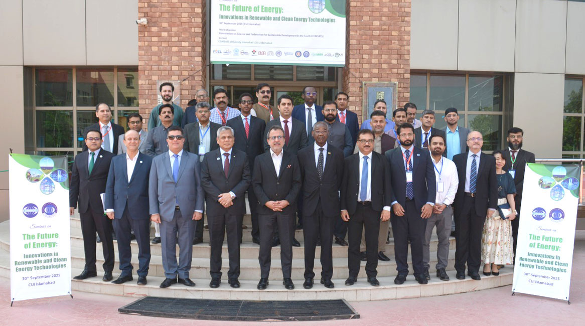 Minister for Energy, H.E. Awais Leghari calls for enhanced collaboration for Clean Tech at COMSATS Seminar