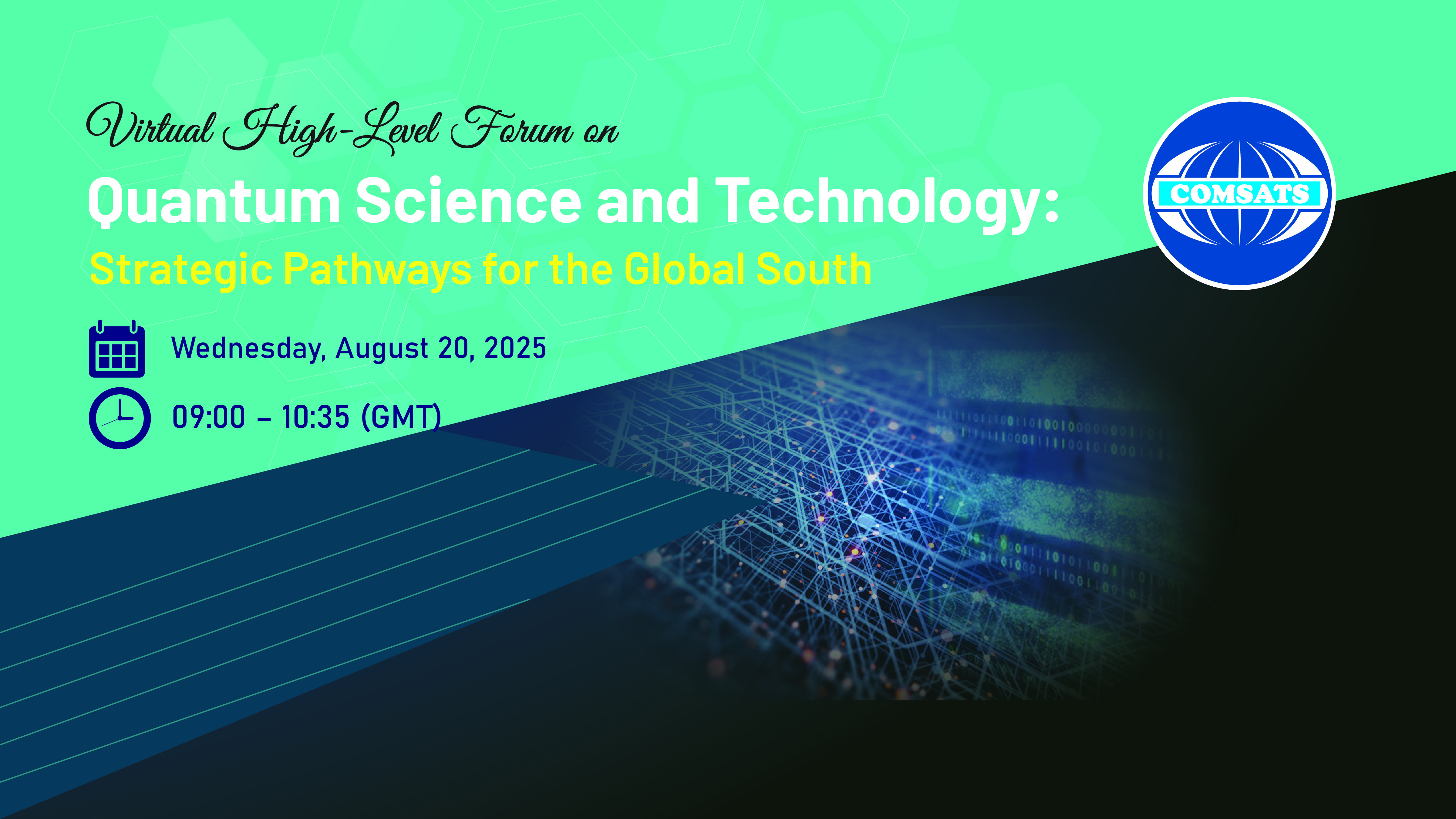 Virtual High-Level Forum on Quantum Science and Technology: Strategic Pathways for the Global South