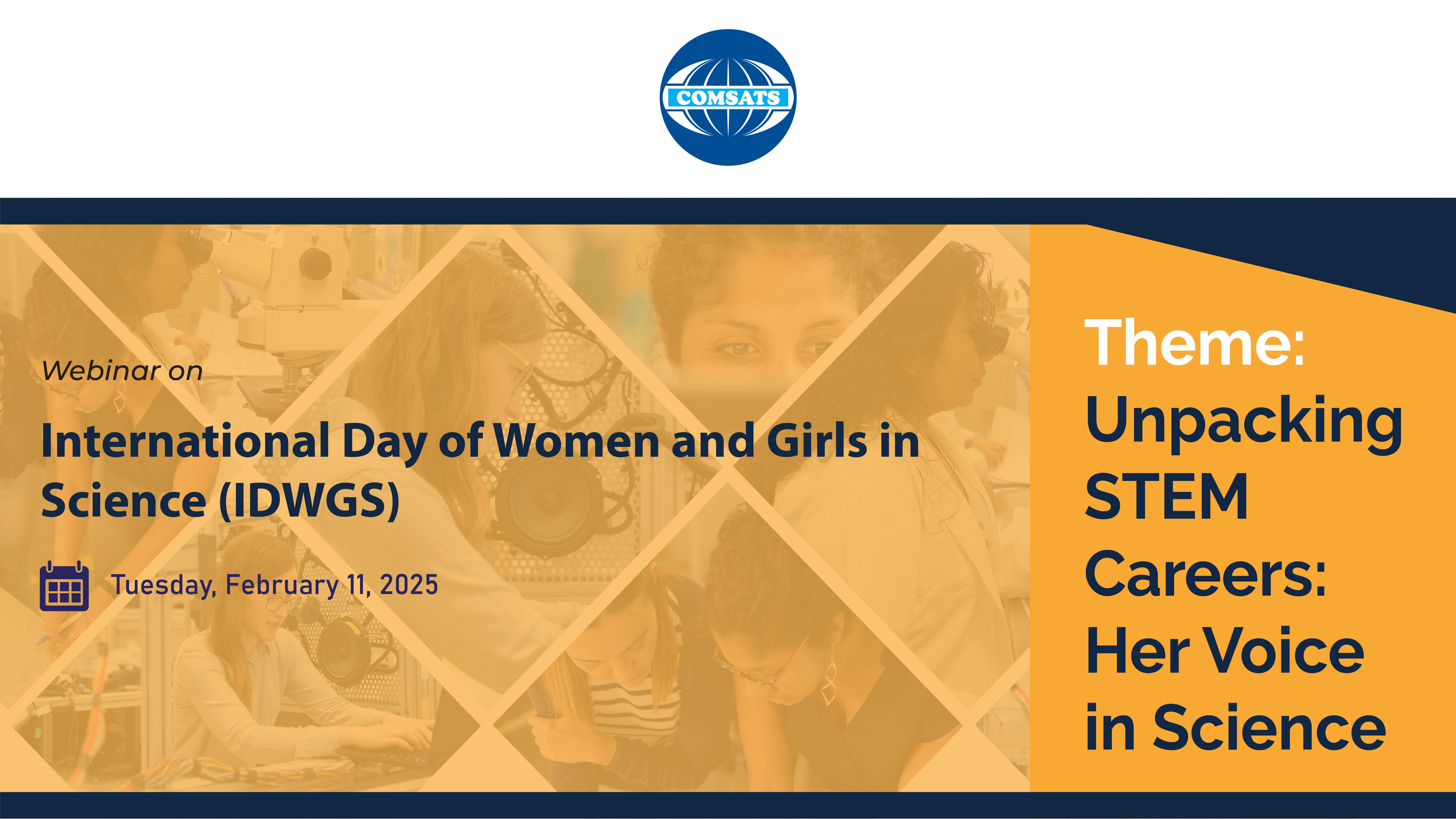 Webinar on International Day of Women and Girls in Science (IDWGS)