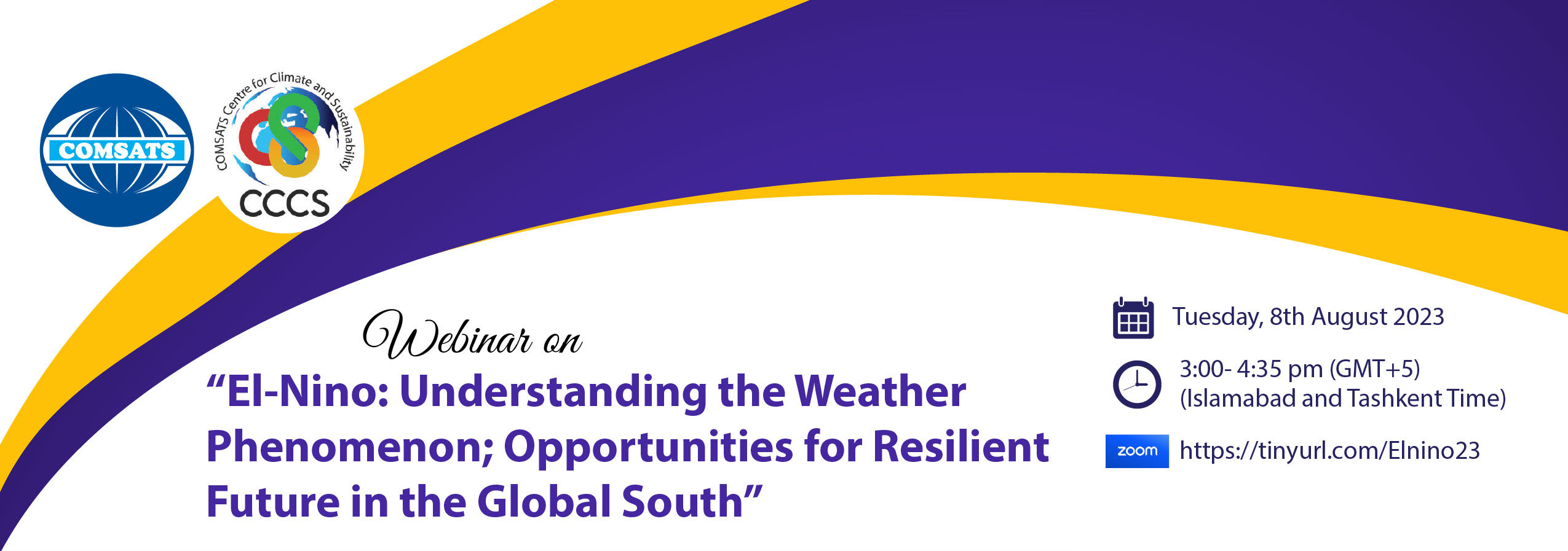 Webinar on “El-Nino: Understanding the Weather Phenomenon; Opportunities for Resilient Future in the Global South”