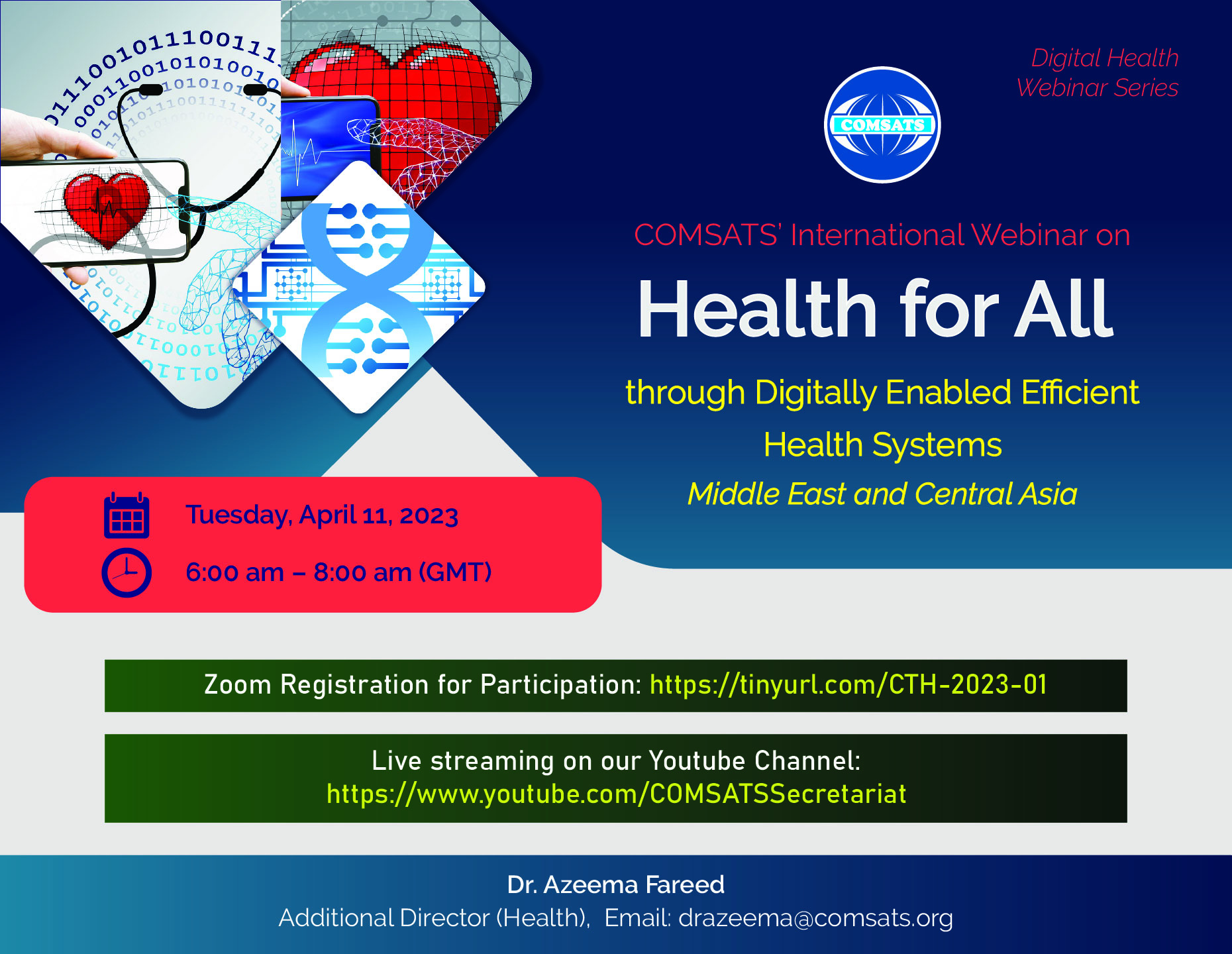 International Webinar on Health for All through Digitally Enabled Efficient Health Systems: Middle East and Central Asia