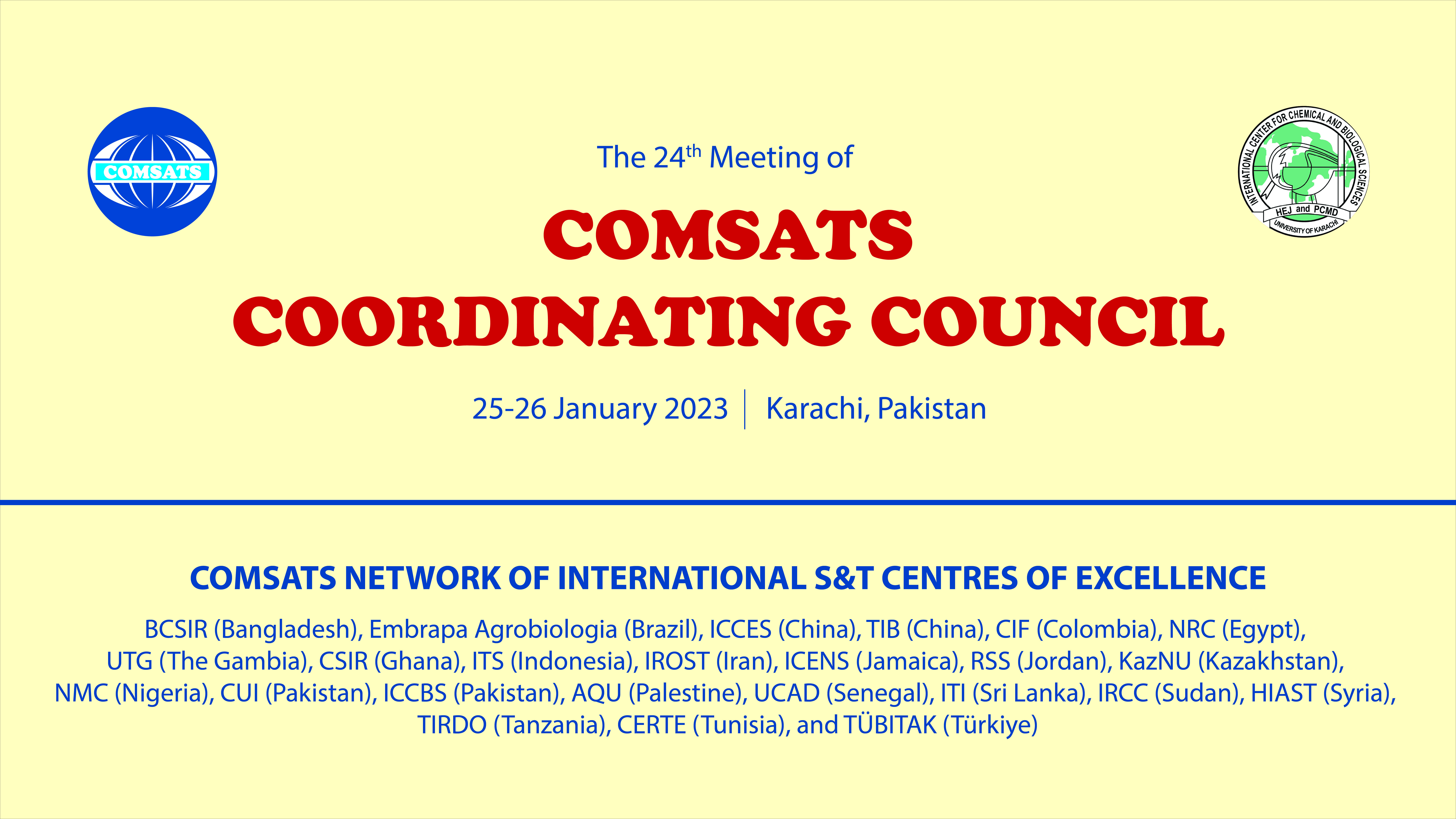 The 24th Meeting of COMSATS Coordinating Council