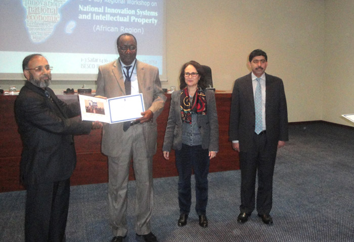 2nd COMSATS-ISESCO Regional Consultative Workshop on National Innovation System (NIS) and Intellectual Property (IP) (African Region), November 25-27, 2014
