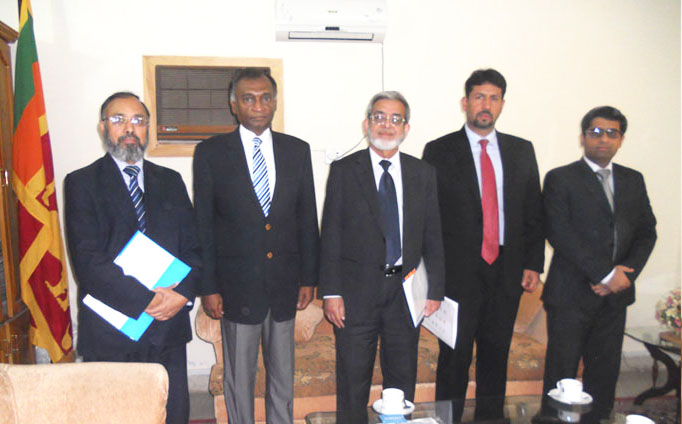 The Sri Lankan High Commissioner to Pakistan briefed about the forthcoming 18th Meeting of COMSATS Coordinating Council (12-13 May 2015, ITI, Sri Lanka)