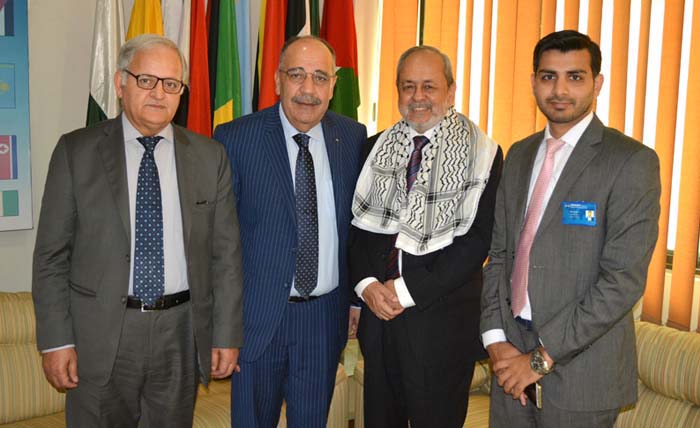 The Ambassador of State of Palestine visits COMSATS Secretariat