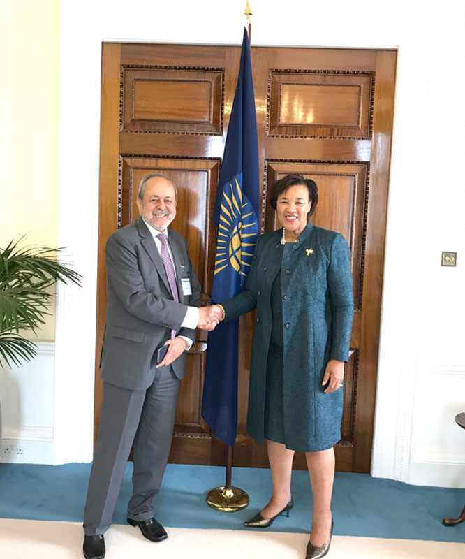Executive Director COMSATS Meets with Commonwealth Secretary General