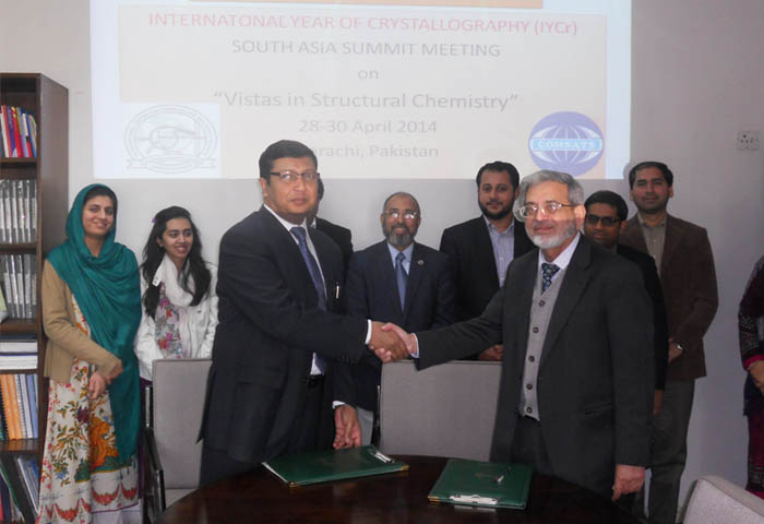COMSATS Signs MoU to Co-organize Summit Meeting on “Vistas in Structural Chemistry”