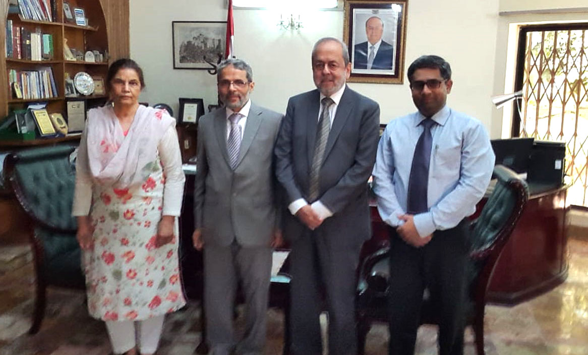 Meeting of the Executive Director COMSATS with the Ambassador of Republic of Yemen in Islamabad