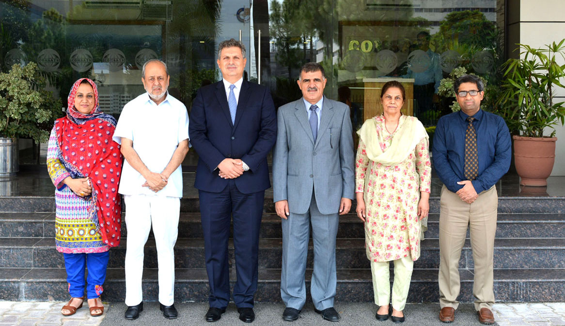 The Senior Officials of the Embassy of Hashemite Kingdom of Jordan in Islamabad visit COMSATS Headquarters