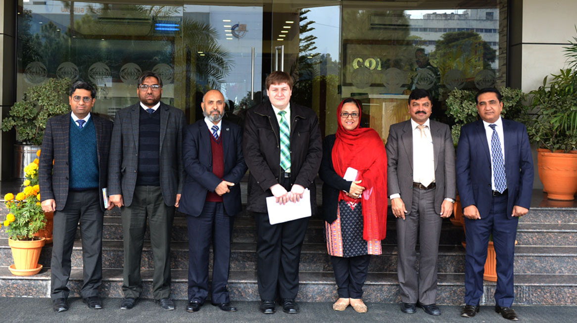 Mr. Michal Bobak, Economic Counsellor, Embassy of Czech Republic in Islamabad visited COMSATS Headquarters
