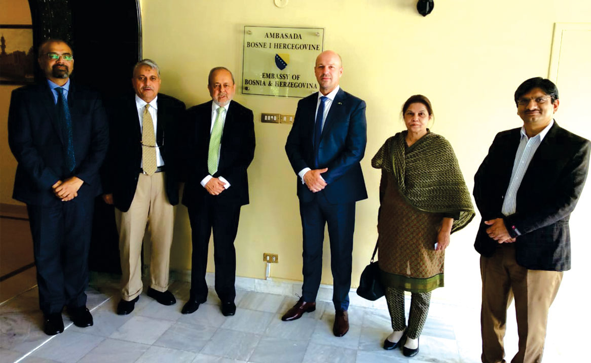 Executive Director COMSATS paid a visit to the Embassy of Bosnia & Herzegovina