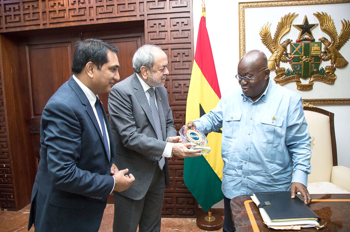 Meeting with the President of Ghana on 4th General Meeting of COMSATS
