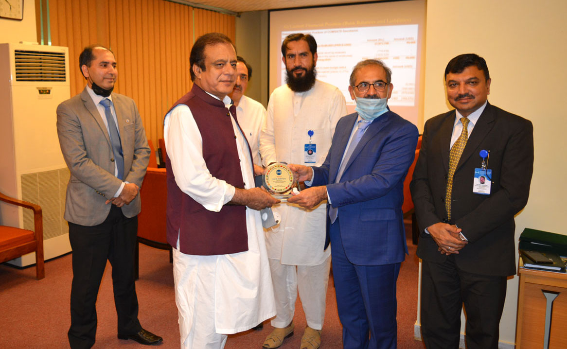 H.E. Shibli Faraz, Federal Minister for S&T, Government of Pakistan, visits COMSATS Secretariat