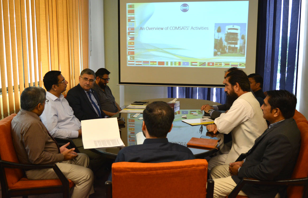 DHM of Azerbaijan to Pakistan Visits COMSATS Secretariat