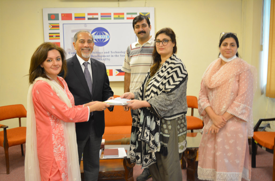 COMSATS Holds Meeting with Climate Resourcing Coordination Center (CRCC)