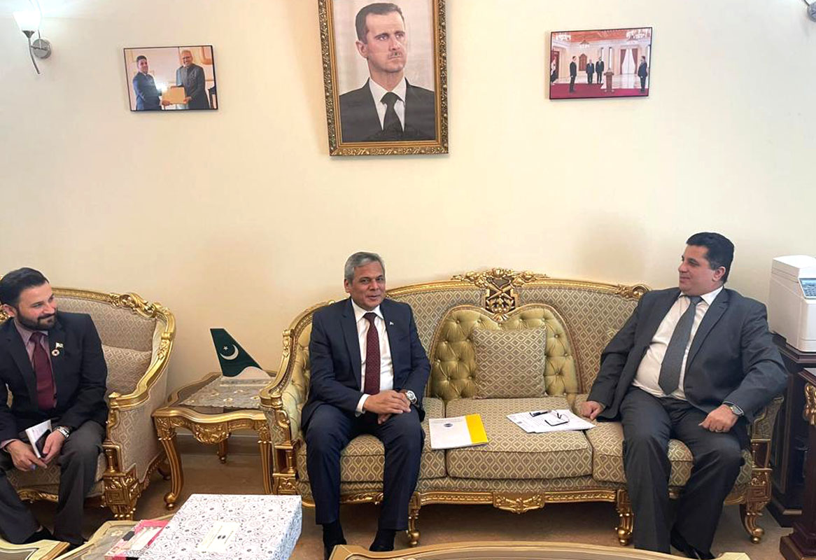 The Executive Director COMSATS Calls on the Ambassador of the Syrian Arab Republic