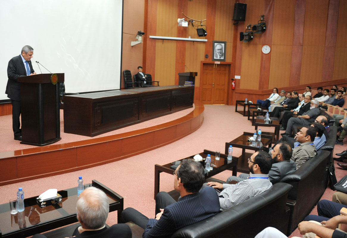 ED COMSATS presiding over the International Workshop on Ion Beam Applications as the Chief Guest